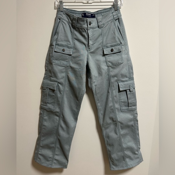 Hollister Pants - Hollister Women's Straight Leg Low-rise Baggy Cargo Pants